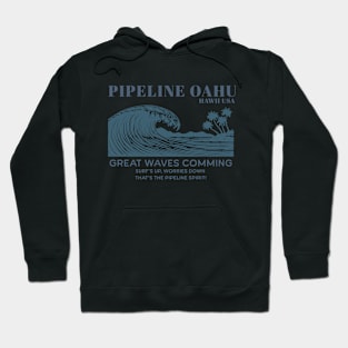 Pipeline Hawaii surf 8204 Hoodie